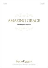 Amazing Grace Unison choral sheet music cover